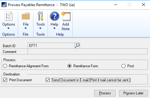 Setting up EFT for Payables Management in Dynamics GP 2013 and Later ...