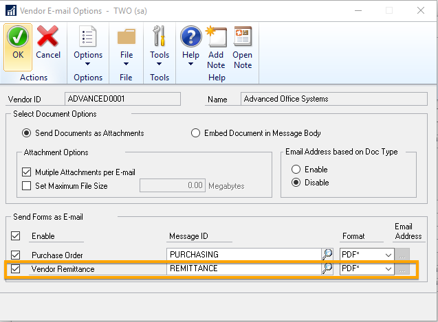 Setting up EFT for Payables Management in Dynamics GP 2013 and Later ...